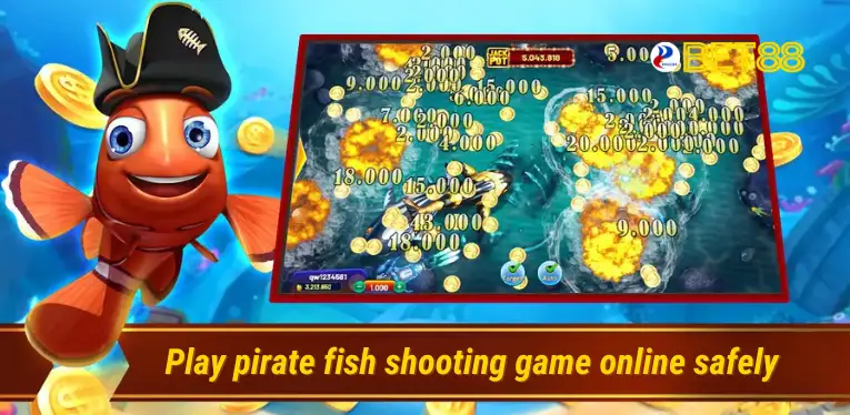 Play pirate fish shooting game online safely